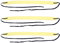 3-teiliges Saxophon Reinigungstuch, Ultrafeiner Faser Klarinette Sax Putztuch Innenrohrtupfer, Blasinstrumente Reinigung Pflege Werkzeuge für Alt Tenor Sax, Sopran, Flöte, Oboe