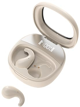 Xmenha Mini Wireless Kopfhörer in Ear unsichtbar klein Kopfhörer kabellos Bluetooth schnurlos Ohrhörer Noise Cancelling Kopfhörer zum Schlafen in Ear Schlafkopfhörer für kleine Ohren Seitenschläfer