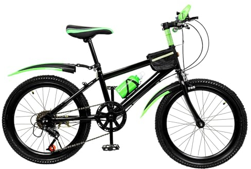 AOAPUMM 20 Zoll Kinder Fahrrad Mountainbike Dual Disc Brake Fahrrad Jungen Mädchen Kinder grün