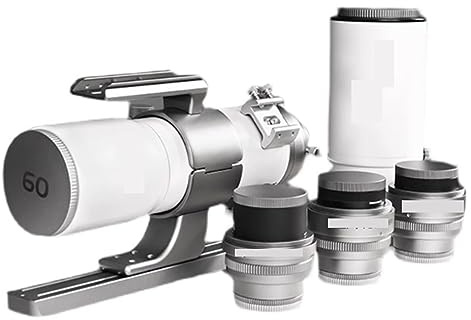 JIEZM 60 mm / 80 mm Triplet Modular Apo Visual/Imaging Telescope Deep Space Photography Astronomical Telescope
