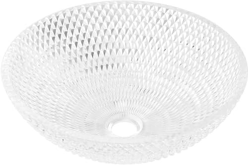 Mexen 24094200 Olza Aufsatzwaschbecken aus Glas, Transparent