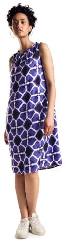STREET ONE Damen A144094 Print Kleid Ärmellos, Violet Blue, 38 EU