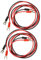 HEMOTON 8pcs Record Player Grounding Cable Insulation Test Leads for Phonograph