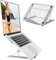 BauTangLe Laptop-Stand-Adjustable-Holder-Portable-Foldable-Riser, 2025 Upgraded Sturdy Silver Laptop Holder, Relax Your Neck and Arms