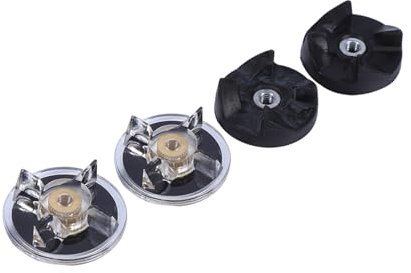 Recambio Exprimidor 250W para Base Gear Rubber Blade Gears Repuestos Negro y Transparente para Cocina
