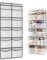 HJIAMA Wandorganizer, 10 Große Taschen Organizer Hängend, Hängeaufbewahrung, Aufbewahrungstasche mit 4 Metallhaken, Hängetasche für Badezimmer, Küche, Schlafzimmer