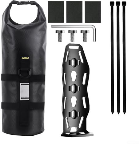 HEBEOT Sac étanche pour fourche avant de vélo 5 L Sac sec à libération rapide pour Bikepacking Cyclisme Touring (B)