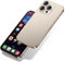 Perusha Anzeige gefälschte Spielzeug Telefon Handy Metallic-Modell Nicht funktionierende Replik 1:1 Telefon für Phone 16 Promax gefälschte Spielzeug, 16 pro max Golden Farbbildschirm