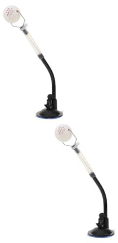 BESPORTBLE 2 Stück Tischtennis Ballmaschine Tischtennis Trainingsmaschine Tennis Selbstübungs Pong Netz Trainer Tennis Trainingsgerät Tragbares Training Tischtennisschläger Tischtennis