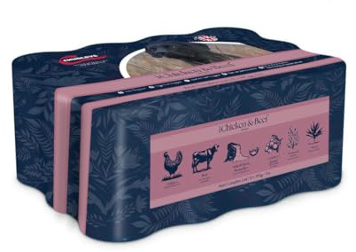 Chudleys Adult Complete Wet Dog Food Trays, 12x 395g – Wet Dog Food for Adult Working Dogs