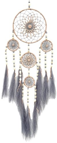 Dekorative Makramee-Traumfänger mit Pampasgras, Wandbehang, Dekorationen für Schlafzimmer und Wohnzimmer, Wandkunst, Ornament