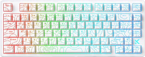 JOMKIZ MCHOSE Jet 75 Kabelgebundener Magnetschalter Mechanische Gaming-Tastatur, 75% Rapid Trigger Hall-Effekt-Tastatur, Hyperschnelle, einstellbare Betätigung, 8K Hz Polling Rate, RGB HotSwap, für PC