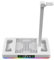 Cooling Fan Base with Charging Stand for Xbox Series X/S, RGB Lights & Headphone Hook Accessories (White)