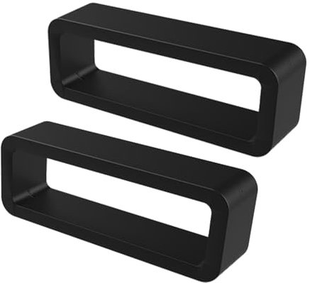 Lot De 6 Boucles De Bracelet De Montre De Remplacement - Support De Bracelet De Montrees - Anneau De Retenue De Montres - Boucle De Fixation Montrees - Passant Montres Silicone - 18/20/22/24mm