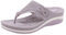 ladies sandles Barefoot Sandals Womens Open Toe Walking Slide Lightweight Arch Support Summer Comfortable Casual Slip on Slippers Fashion Dressy Flat Sandals for Office Beach Purple 7