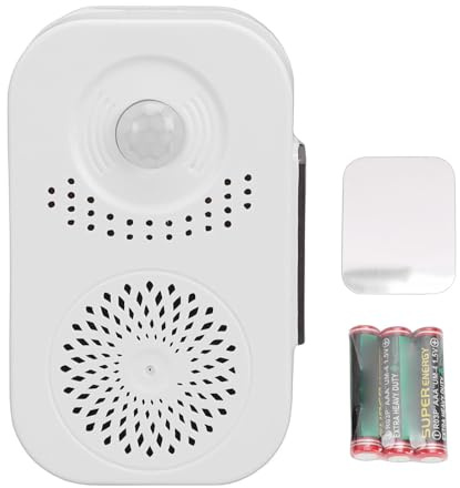 Plyisty Bewegungsaktivierter Sprachplayer, Aufnehmbarer PIR-Bewegungssensor-Detektor, Bis Zu 20 Sekunden, Integriertes Mikrofon, Batteriebetrieben Für Laden, Geschäft, Zuhause