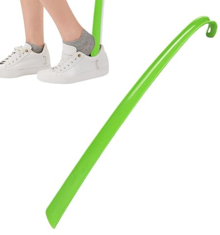 Tirascarpe – flessibile extra lungo 42,4 cm | Sollevatore per stivali Lazy Wear Helper facile slip on calzascarpe per uomini, donne, bambini, comode calzature o per vestire, 42,5 x 4 x 2,2