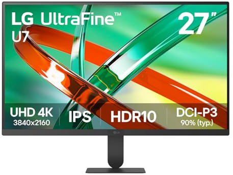 LG UltraFine™ U7 27U711B-B Monitor | 27-inch UHD 4K IPS, Black
