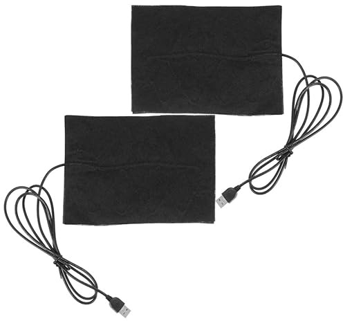 HOODANCOS 2 Stück USB Betriebene Epoxid Heizmatten aus Baumwolle Tragbar zur Verbesserung der Aushärtung von Epoxidharz für Selbstgemacht und Resin Zubehör