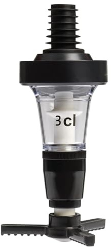 Westmark Dosiergerät, Dosierung pro Ausguss: 3 cl, Kunststoff, Standard, Schwarz/Transparent, 92302260