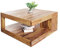 invicta INTERIOR Massiver Edelholz Couchtisch Giant Sheesham 80cm Stone Finish Tisch Beistelltisch