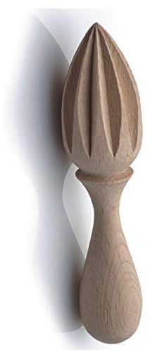 BICB 6-Inch European Beechwood Lemon Reamer – Professional Handheld Wood Citrus Juicer for Lemons, Limes, and Oranges – Heavy-Duty Manual Squeezer with Ergonomic Grip