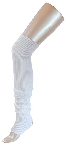 Satinee ...die Strumpfidee Gamaschenstulpe mit Fersenloch (10 Stück weiß)
