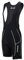 Airtracks Herren Fahrradhose Kurz Trägerhose Radhose mit Trägern Pro BIB Kurze Radlerhose 3D Coolmax Gepolstert Atmungsaktiv Reflektoren S M L XL XXL 3XL 4XL - schwarz-grau - XXL