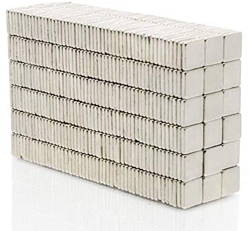 daw21onlineshop Neodym Magnet N50 5x5x1,2mm 5 Stück Sehr Starke Magnete für Glas-Magnetboards, Magnettafel, Whiteboard, Tafel, Pinnwand, Kühlschrank