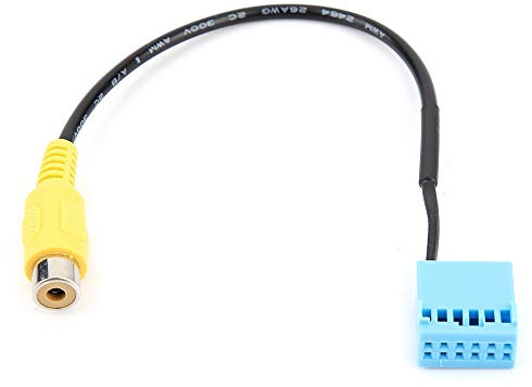 Qiilu Rear Camera Cable, 24cm, High Speed Data Transfer, for VW Golf VI Jetta 5 6 MK5 MK6 Passat B6 Touran Tiguan with MIB RCD330