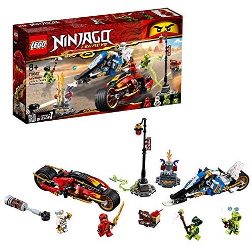 LEGONINJAGO 70667 Kais Feuer-Bike & Zanes Schneemobil