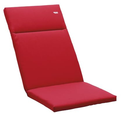 Sieger 5510 4914 KT Hocker Auflage, 100% Dralon/Polyacryl, ca. 49 x 49 x 4 cm, rot