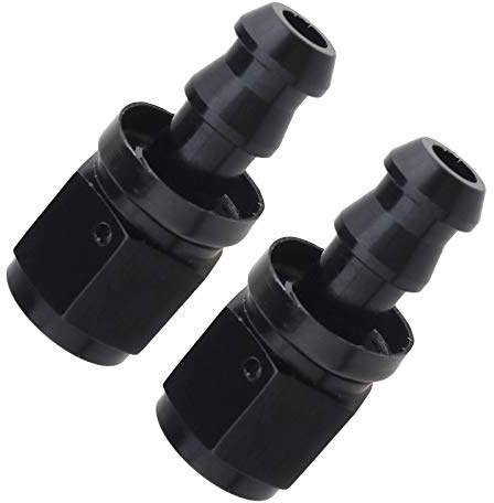 OTOTEC Lot de 2 adaptateurs de raccord de carburant JIC droits pivotants à pousser pour carburant, huile, gaz tressé, outil de remplacement