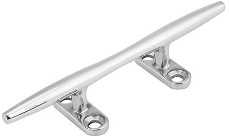 Boat Cleat, 6 Stainless Steel Marine Boat Dock Deck Rope Cleat Cleats Hollow Base Bollard
