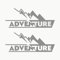 Autodomy Pack 2 Unita Adventure Adesivo per Auto Fuoristrada 19x11,5 cm | Adesivi Auto Esterni Resistente Pioggia e UV | Adesivo Adventure per Moto,Scooter da Facile Installazione | Colore Argento