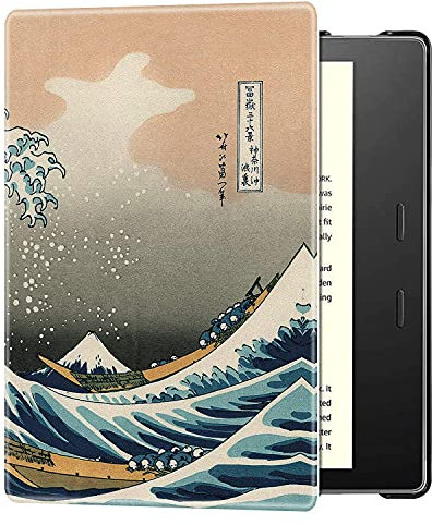 Custodia in PU per Kindle Oasis [9a generazione - 2017 / 10a generazione - 2019] - Custodia protettiva ultrasottile leggera