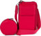 styleBREAKER Damen Taschen Set 2-Teilig Mini Bag mit Handy Fach und RFID Schutz, Umhängetasche, Handytasche, Crossbag 02012385, Farbe:Rot