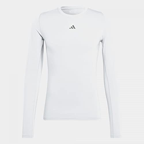 adidas Men's Tf Ls Tee M T-Shirt (Long Sleeve), White, XL