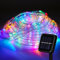 Cecaylie Solar Lichtschlauch Außen, 10M 100LED Bunt Lichtschlauch Solar, Lichtschlauch Außen Solar Wasserdicht mit 8 Modi, Solar Lichterschlauch Aussen für Festliche Dekoration und Outdoor-Party