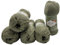5 x 100 Gramm Alize Alpaka Royal Strickwolle, 500 Gramm Strickgarn einfarbig mit 15% Alpakawolle (oliv 285)