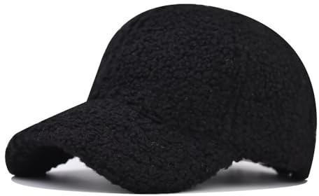 HDiGit Klassische Unisex-Baseballkappe für Herren und Damen, Baseballkappe aus Lammwolle