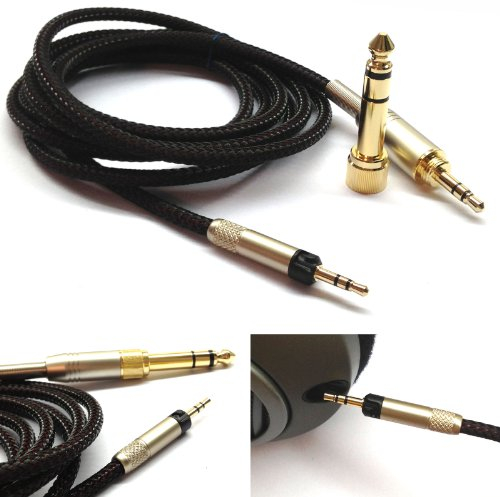 ABLET Ersatz-Audio-Upgrade-Kabel, kompatibel mit Sennheiser HD598, HD560s, HD518, HD598Cs, HD598SR, HD599, HD569, HD579, 1,2 m