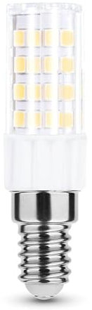 Calugy 1er Pack LED Special Ceramic T16 E14 5W ersetzt 35W, warmweiß 2700K 420lm nicht dimmbar | LED E14 | E14 Leuchtmittel