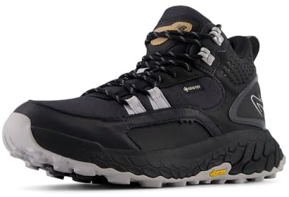 New Balance Women's Fresh Foam X Hierro Mid V1 Trail Running Shoe, Black/Pearl Grey/Phantom, 9.5 W
