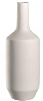 LEONARDO HOME Milano Keramikvase, 1 Stück, Moderne Vase aus Keramik, Dekovase für kunstvolle Blumen-Bouquets, Elegante Blumenvase, Hingucker als Dekoration, Höhe 50 cm, Creme, 026822