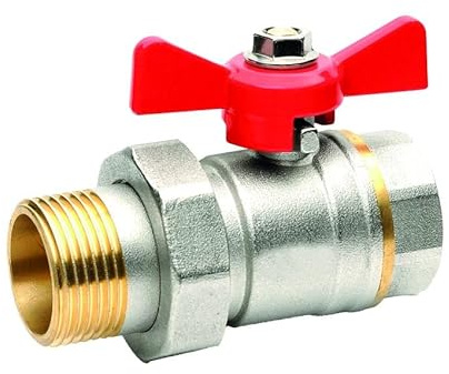 Absperrkugelhahn mit Überwurfmutter mf Kugelhahn 1 w/collet.