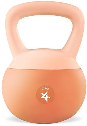 Yes4All 5OXR Soft Kettlebell, 2 kg, Pfirsich