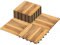 YOEVU x10 Baldosas de Madera de Acacia 0.90m², Exterior e Interior, Antideslizante, Duraderos, Baldosas de jardin, Balcones y Patios, 30x30cm, Acacia Dorado