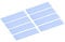 sourcing map 8 Pack M.2 Thermal Pad 70x22x1.5mm for Pc M.2 2280 nvme SSD Heatsink Cooler
