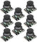 Gebildet Módulo de Joystick XY de Doble Eje de, Sensor de Palanca de Control de Joystick de Juego PS2, Módulo de Placa de Sensor de Controlador de Juego KY-023 para Arduino Raspberry (Paquete de 8)